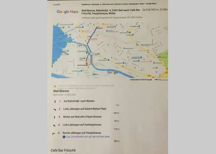 Appartement Joline Private Guest Downtown Nidau